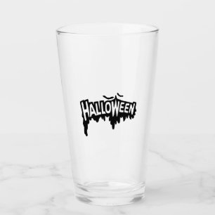 Black Halloween Glass
