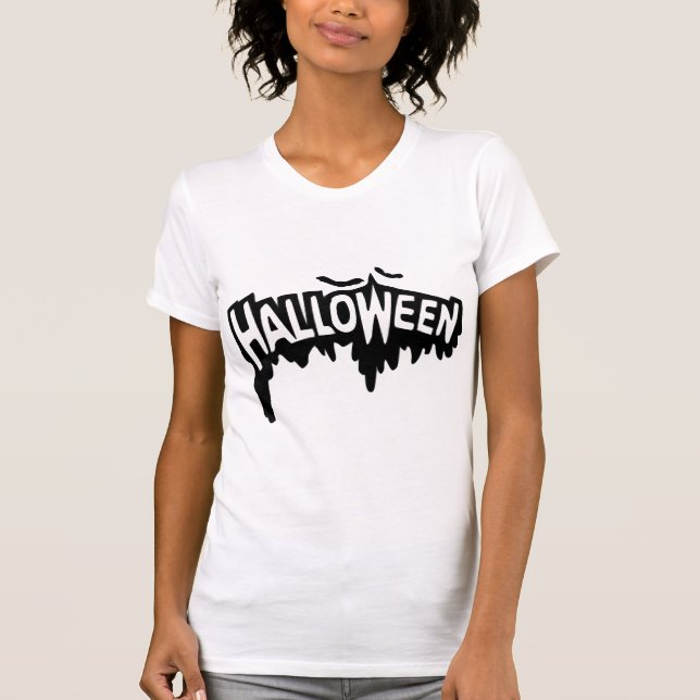 Black Halloween T-Shirt (Front)