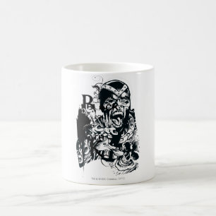 Black Hand and Skull Collage Coffee Mug