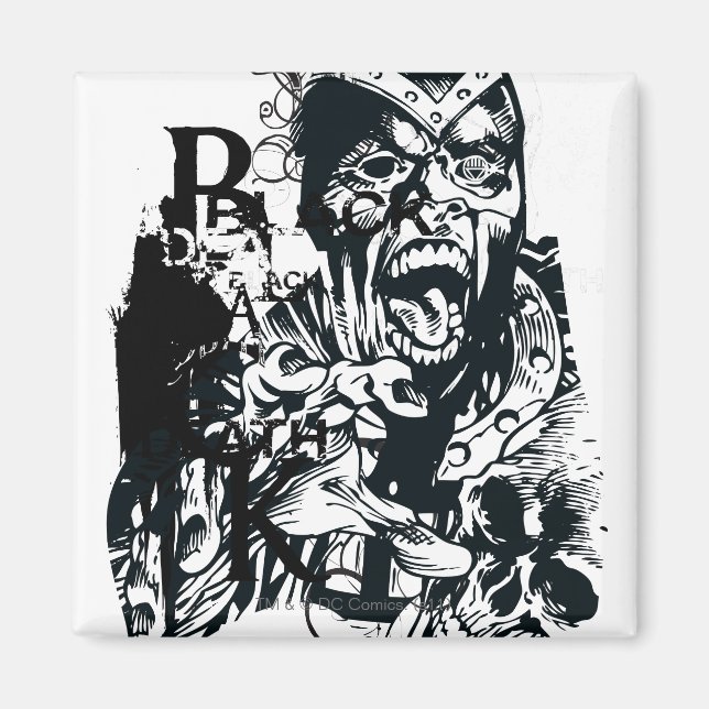 Black Hand and Skull Collage Magnet (Front)