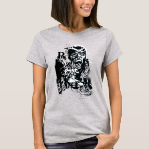 Black Hand and Skull Collage T-Shirt