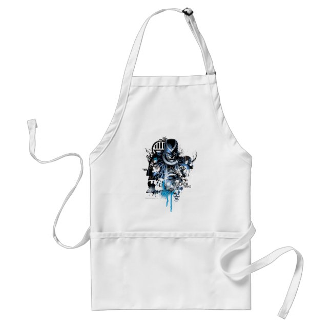 Black Hand - Blue Collage Standard Apron (Front)