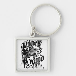 Black Hand - Collage Key Ring