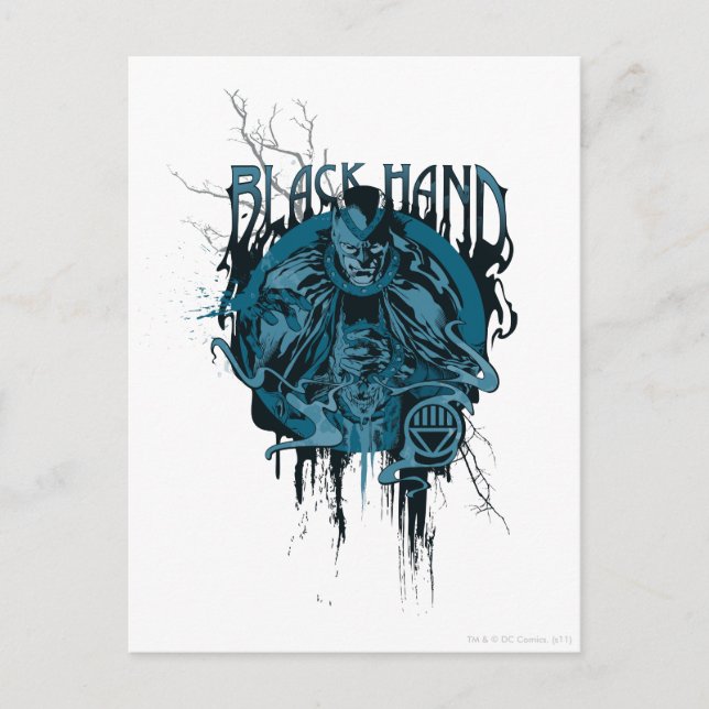 Black Hand - Graphic Collage Postcard (Front)