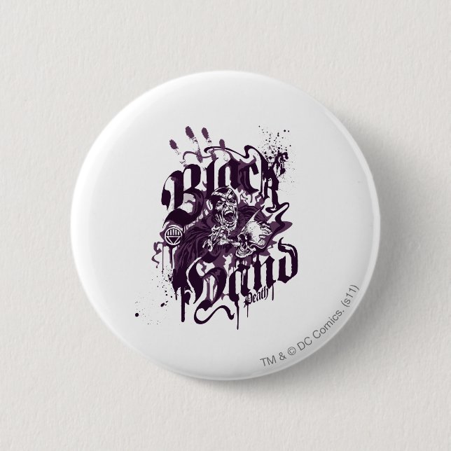 Black Hand - Purple Collage 6 Cm Round Badge (Front)