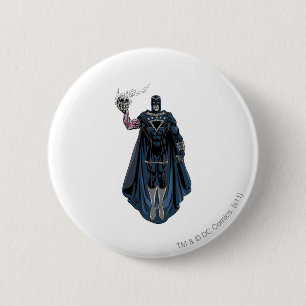 Black Hand with Skull 1 6 Cm Round Badge
