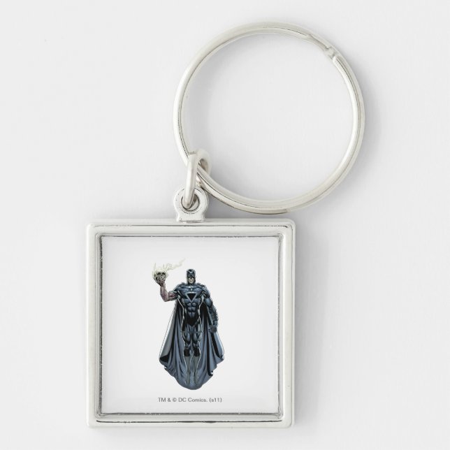 Black Hand with Skull 2 Key Ring (Front)