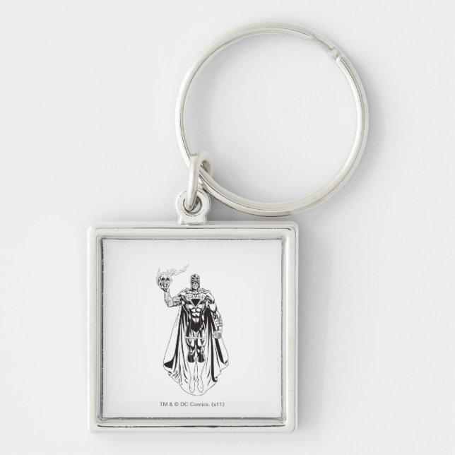 Black Hand with Skull 3 Key Ring (Front)