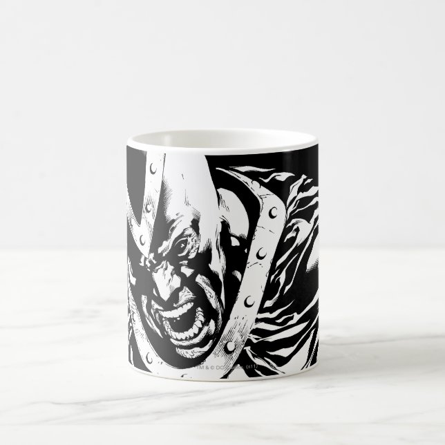 Black Hand with Skull Panel 2 Coffee Mug (Center)