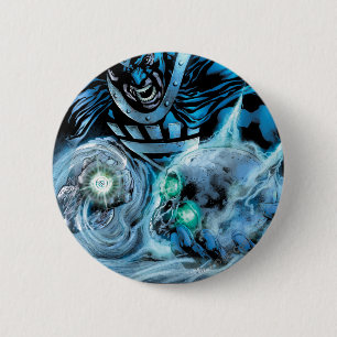 Black Hand with Skull Panel 6 Cm Round Badge
