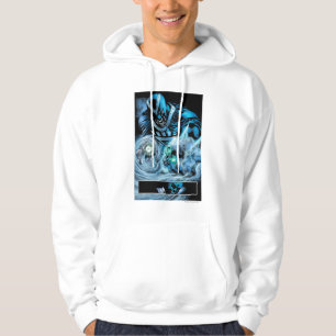 Black Hand with Skull Panel Hoodie