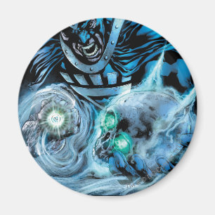 Black Hand with Skull Panel Magnet