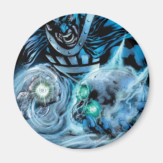 Black Hand with Skull Panel Magnet (Front)