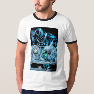 Black Hand with Skull Panel T-Shirt