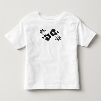 Black Handprints Toddler T-Shirt