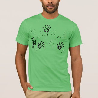 black hands t-shirt