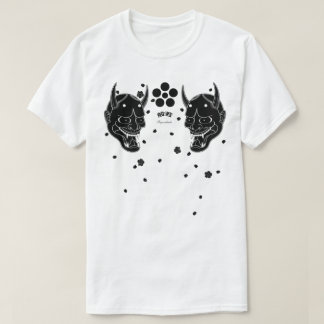 Black Hannya and Cherry Blossom T-Shirt