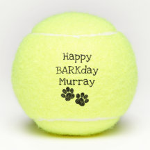 Black Happy Barkday Birthday Pet Dog Toy