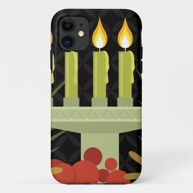 black happy kwanzaa Case-Mate iPhone case (Back)