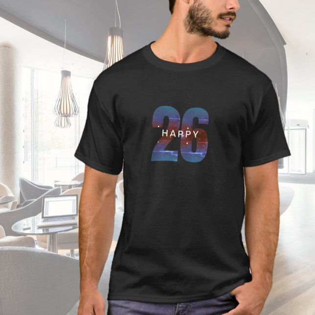 Black Happy New Year  T-Shirt (Black Happy New Year T-Shirt)