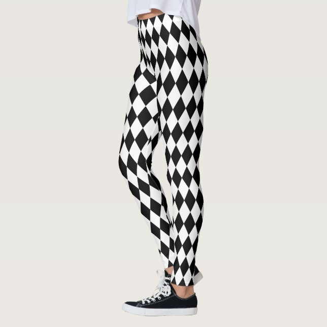 Black Harlequin Leggings (Left)