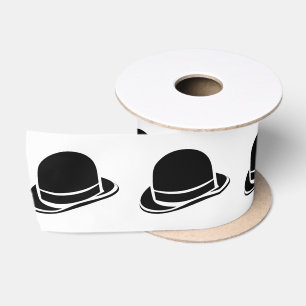 Black hat satin ribbon