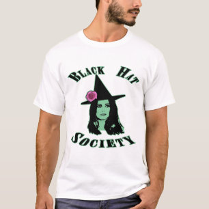 Black Hat Society Halloween Witch T-Shirt