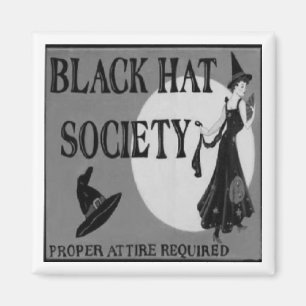 Black Hat Society Magnet