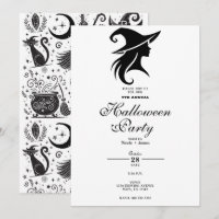 Black Hat Witch Wiccan Witches Halloween Party