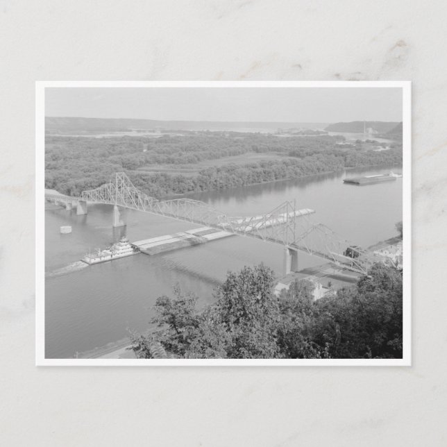 Black Hawk Bridge Postcard (Front)