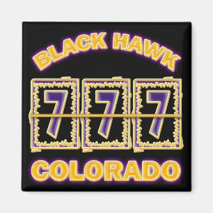 BLACK HAWK COLORADO MAGNET