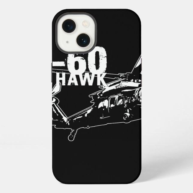 Black Hawk iPhone Case (Back)