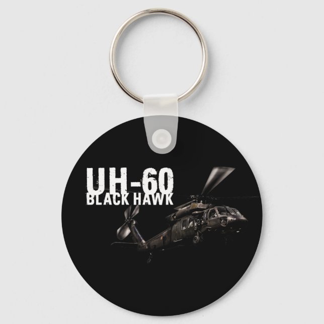 Black Hawk Key Ring (Front)