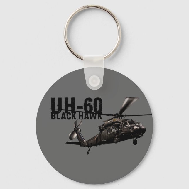 Black Hawk Key Ring (Front)