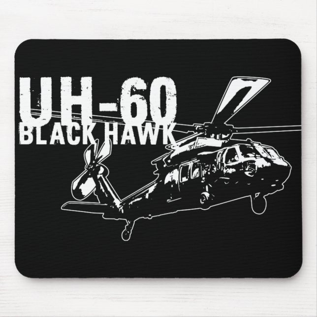 Black Hawk Mouse Mat (Front)