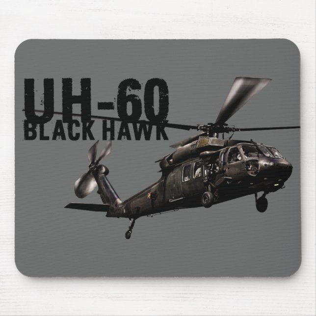 Black Hawk Mouse Mat (Front)