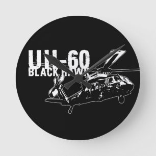 Black Hawk Round Clock