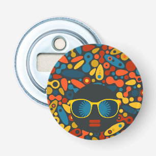 Black Head Woman #1 Bottle Opener