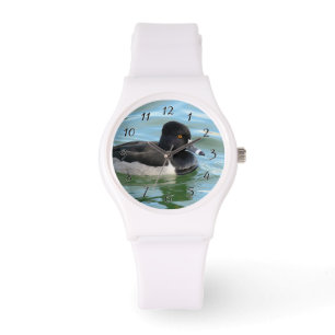 Black Headed Ring-necked sea diving duck Ringbill Watch