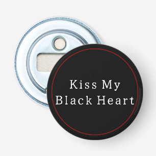 Black Heart Bottle Opener