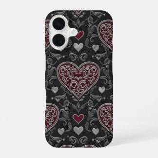 Black Heart iPhone 16 Case