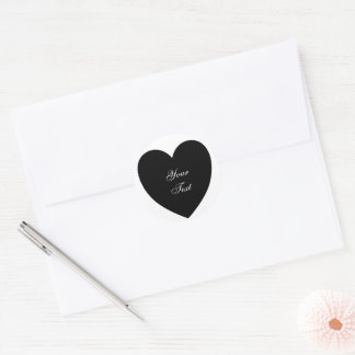Black Heart Sticker