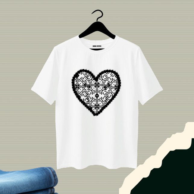 Black heart T-Shirt (Creator Uploaded)
