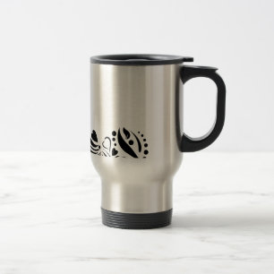 Black Heart Travel Mug