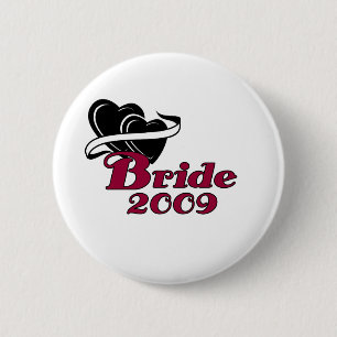 Black Hearts Bride 2009 6 Cm Round Badge