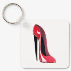 Black heel, red stiletto shoe