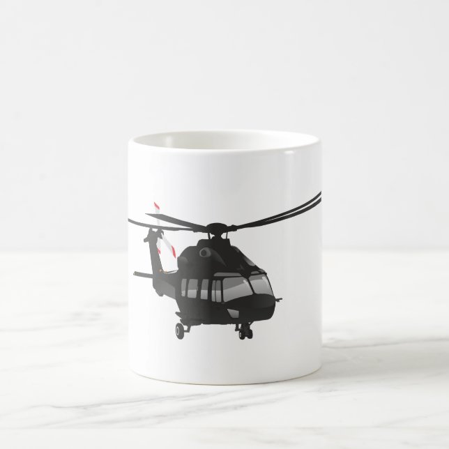 Black Helicopter Mug (Center)