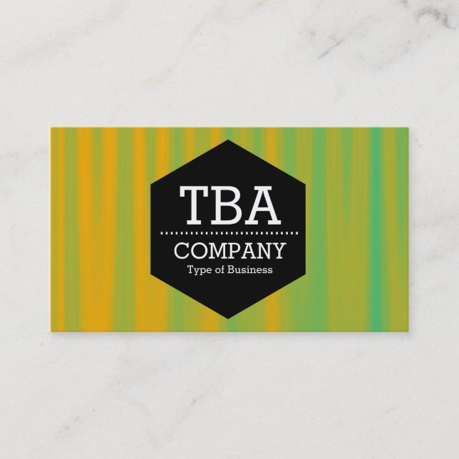 Black Hexagon - Abstract 090716(05) Business Card (Front)