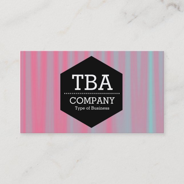 Black Hexagon - Abstract 090716(06) Business Card (Front)