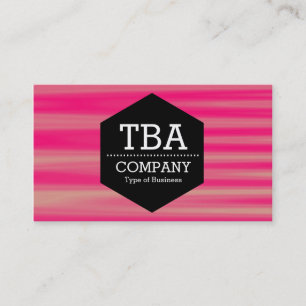 Black Hexagon - Abstract 090716(07) Business Card